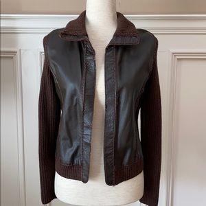 Leather/ Wool Jacket